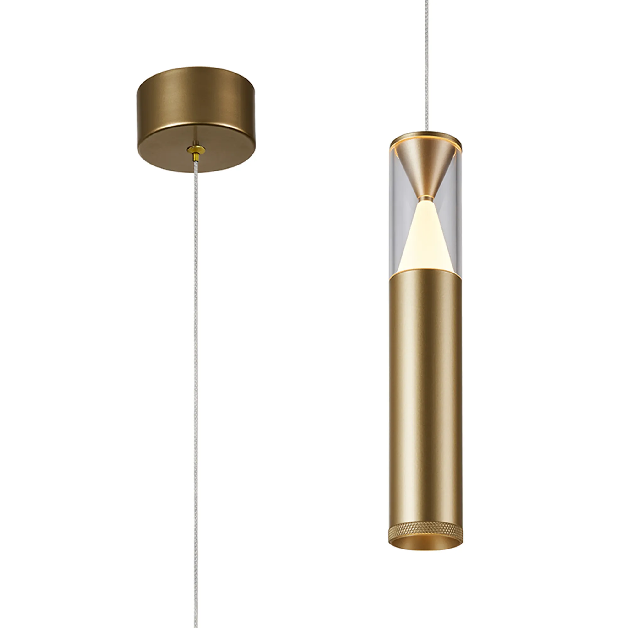 M8969  Spark Pendant 7W LED 3000K Painted Gold